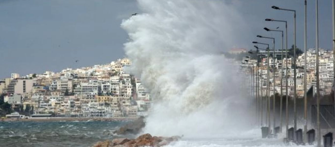 Έκτακτο δελτίο θυελλωδών ανέμων από την ΕΜΥ – «Εκτεταμένο χαμηλό κινείται προς την Κρήτη»